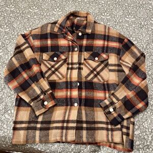 Goodnight Macaroon Plaid Wool Jacket